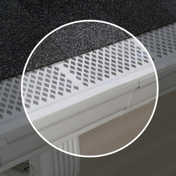 Amerimax Home Products Amerimax 6 in. W X 36 in. L White PVC Snap-in Filter 1 pk 86370 - main